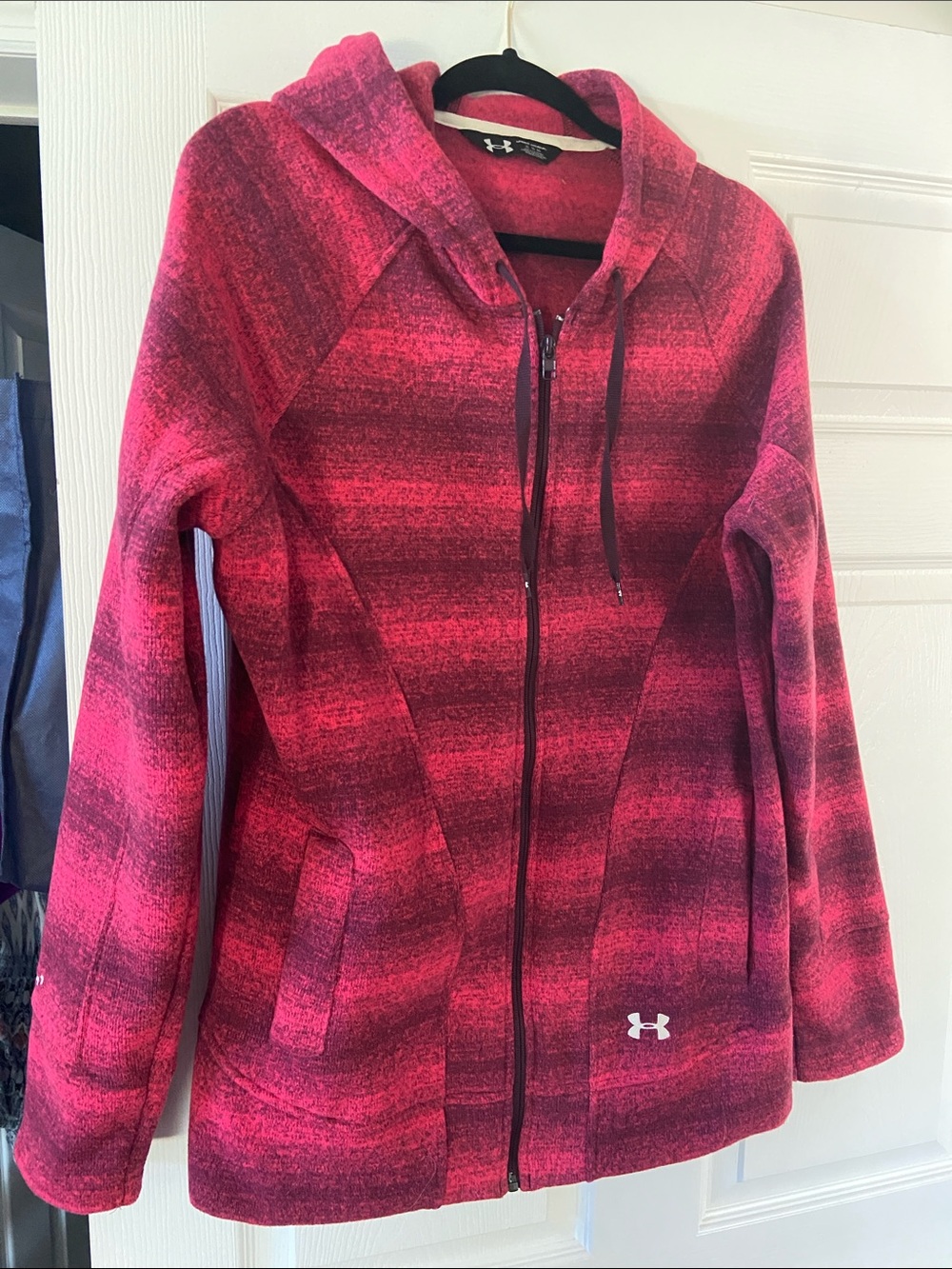 Under Armour Women's Pink Ombre Full-Zip Hooded Jacket
